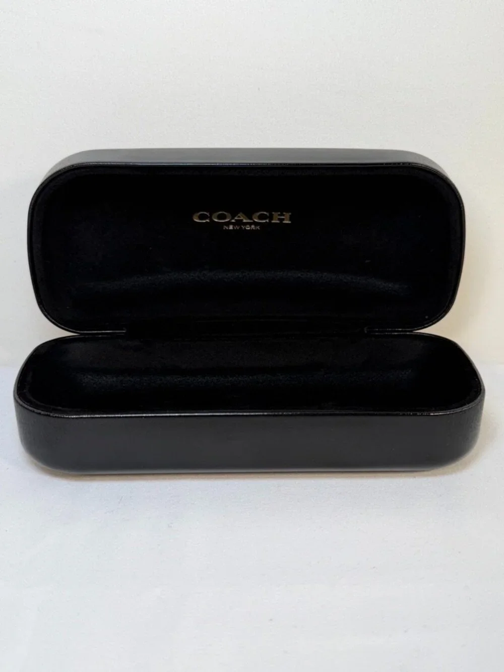 COACH Black Hard Clamshell Eyeglass Sunglasses Case